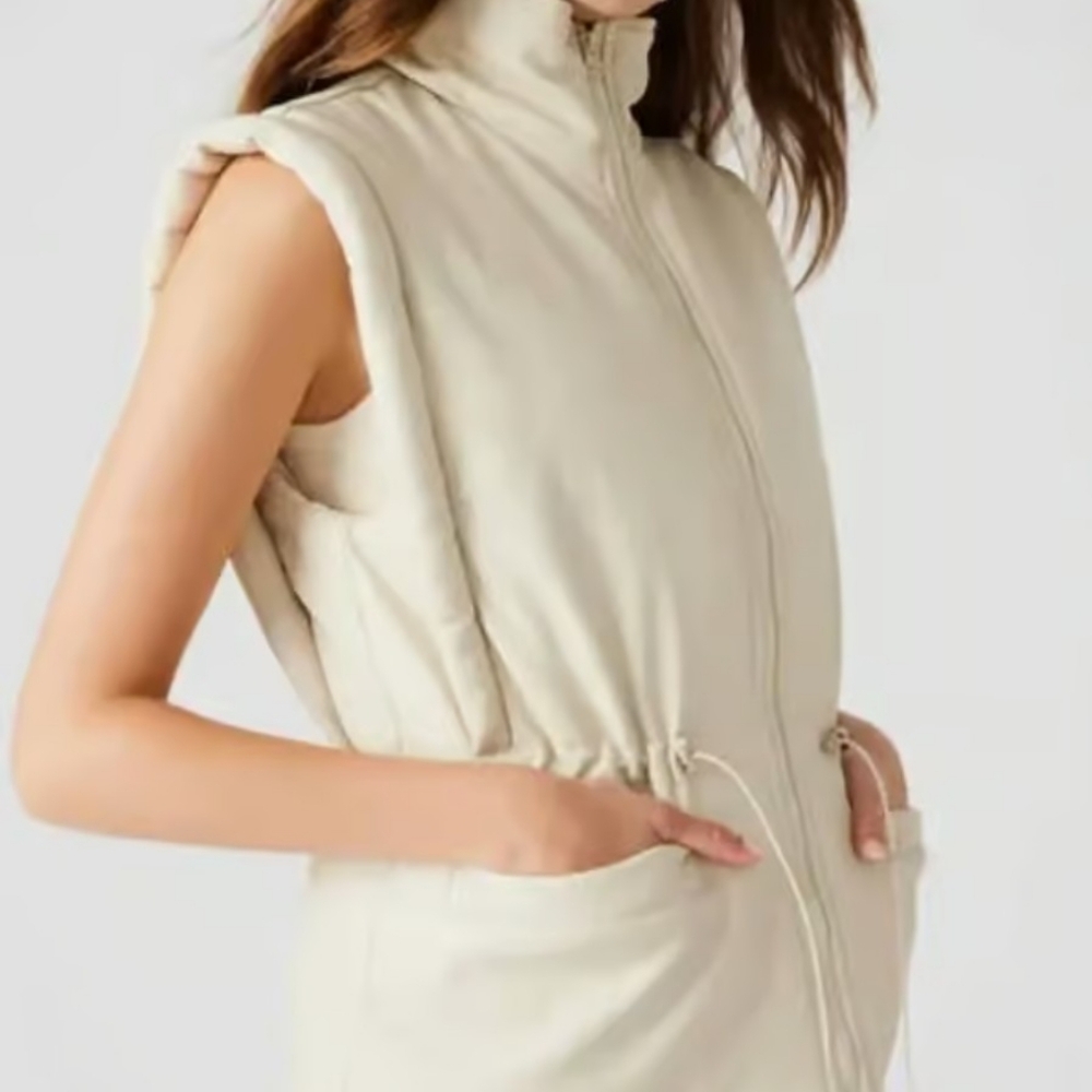Steve Madden Celestina Faux Leather Vest